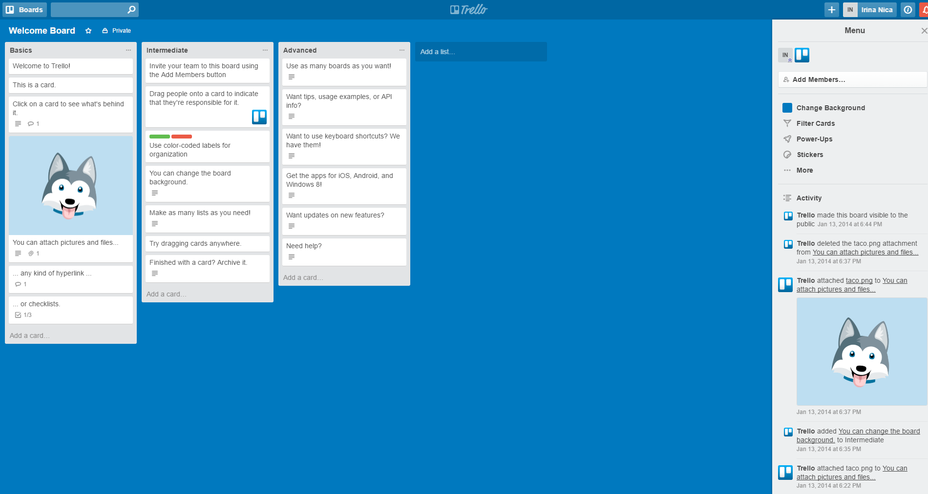 Trello управление проектами