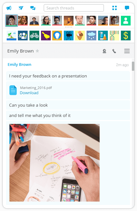 File sharing, easy and trackable