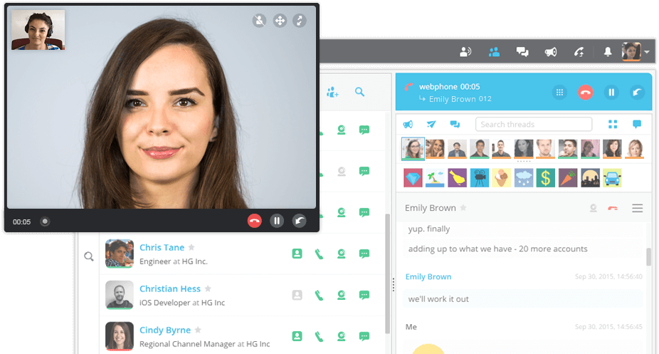 Millennial-friendly voice and video